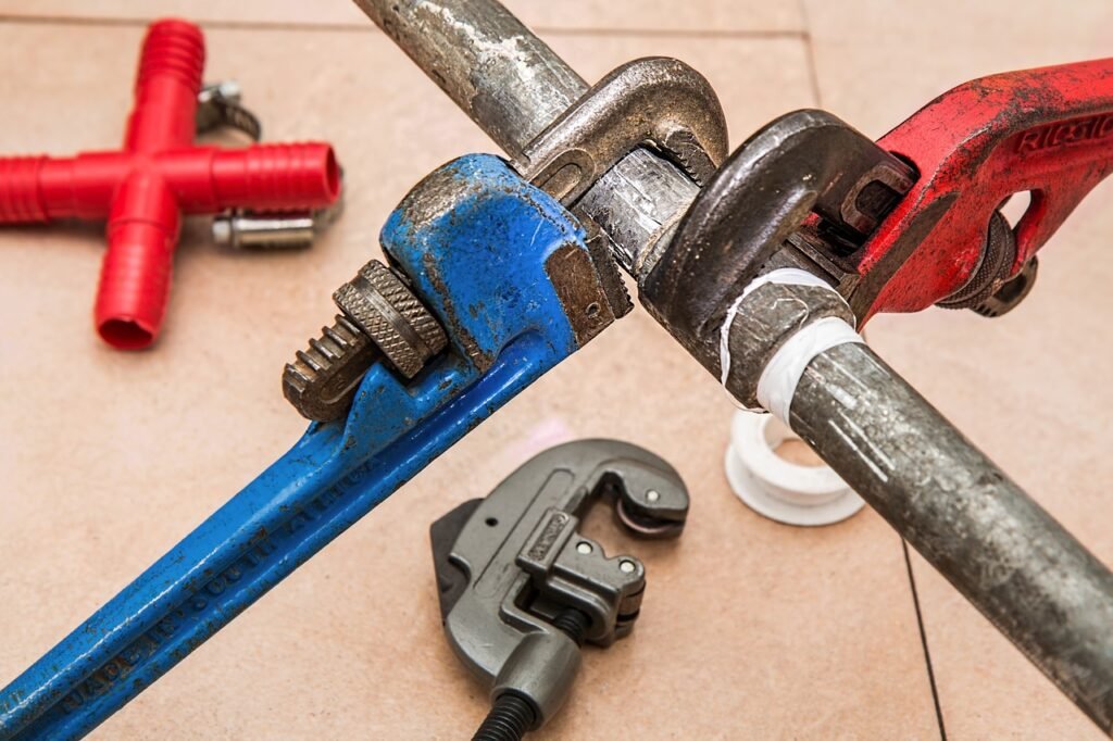 Now Air Conditioning | Heating Repair in Wellington, West Palm Beach, Boca Raton and the surrounding area. Photo of plumbing tools.